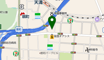 串かつ場ぁ 聖天堂 天満店の地図画像