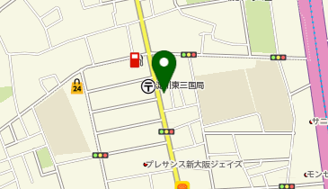からあげ専門店 鶏笑 淀川東三国店の地図画像