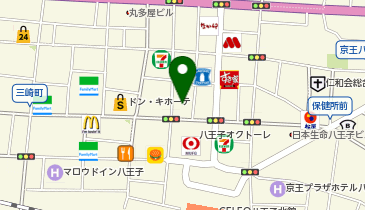 クレーン横丁 八王子店の地図画像