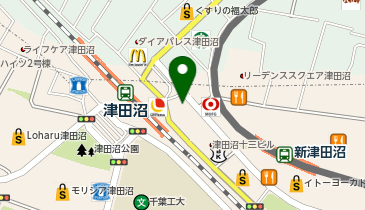 てんぐ大ホール 津田沼店の地図画像