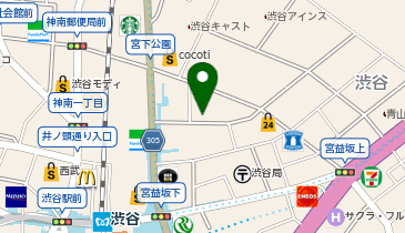 MEN'Sクリア 渋谷明治通り店の地図画像