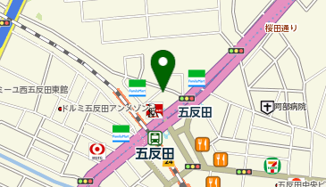 MEN'Sクリア 五反田店の地図画像