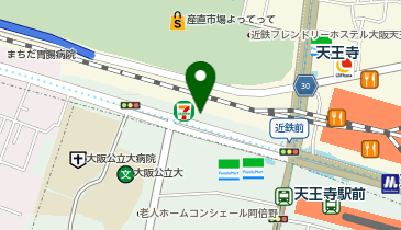 MEN'Sクリア 天王寺店の地図画像