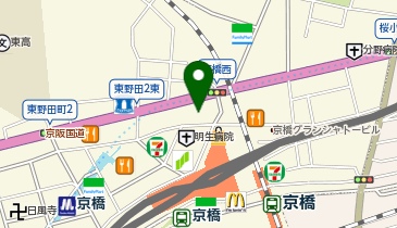 MEN'Sクリア 京橋店の地図画像