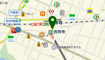 オゥ パラディ キラリナ京王吉祥寺店の地図画像