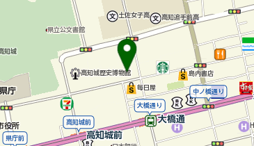 MEN'Sクリア 高知帯屋町店の地図画像