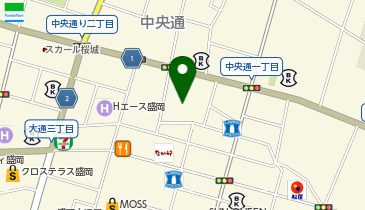 スナック 涼の地図画像