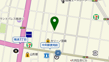 九州パンケーキCafe(カフェ) 宮崎本店の地図画像