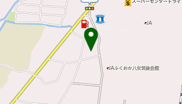鰻の成瀬 福岡筑後店の地図画像