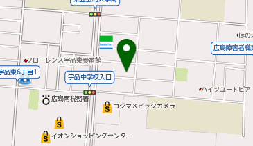 てらぴぁぽけっと 広島宇品教室の地図画像