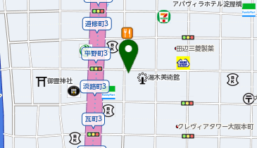 淀屋橋ローンプラザの地図画像