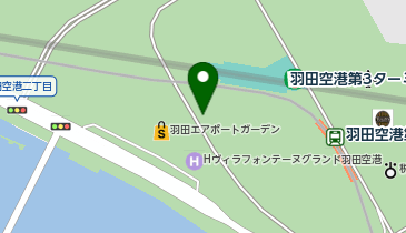 羽田空港第3ターミナル バスプールの地図画像