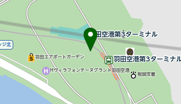 羽田空港第3ターミナル 貸切バス乗り場の地図画像