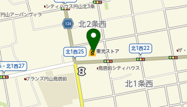 メガネサロンルック 円山店の地図画像