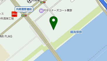 晴海保健センターの地図画像