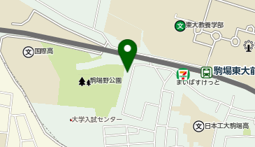 駒場野公園(自然観察舎)の地図画像