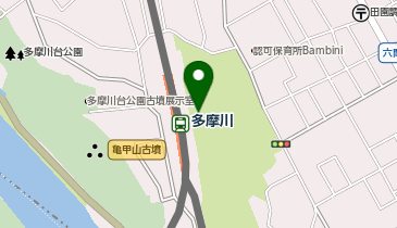 田園調布せせらぎ館の地図画像