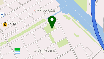 森ケ崎緑華園管理棟の地図画像