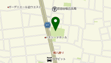 桜丘すみれば自然庭園の地図画像