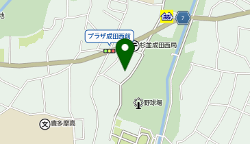 コミュニティふらっと成田の地図画像