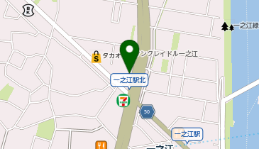 なごみの家一之江の地図画像