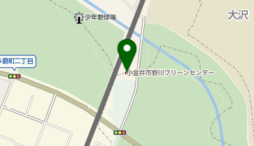 小金井市野川クリーンセンターの地図画像