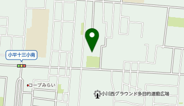 小川西町地域センターの地図画像