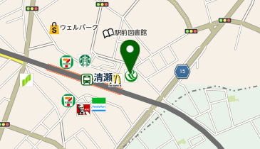 清瀬市男女共同参画センター(アイレック)の地図画像