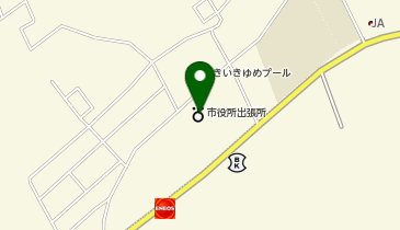 大野ふれあいセンターの地図画像