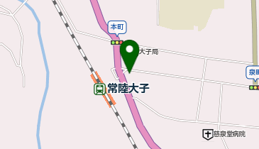 大子町交流拠点施設の地図画像