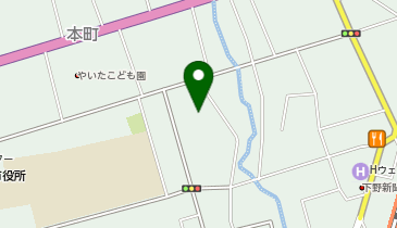 矢板市子ども未来館の地図画像