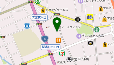 さいたま市男女共同参画推進センターの地図画像