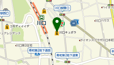 川口市男女共同参画コーナーの地図画像