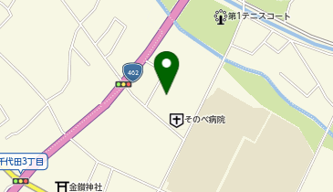 本庄市水道庁舎の地図画像