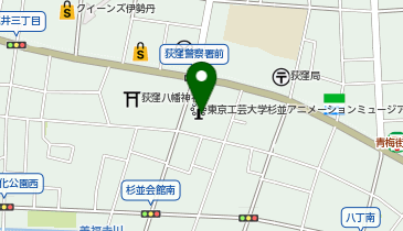 地域包括支援センターケア24上荻の地図画像