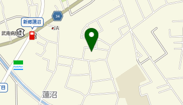 川口市新郷たたら荘の地図画像