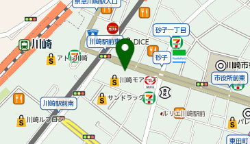 サンクチュアリ 川崎駅東口店の地図画像