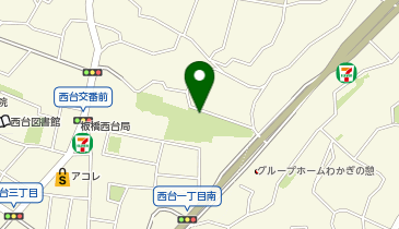 西台公園の地図画像