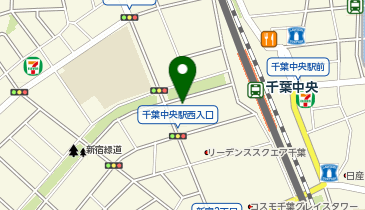 ラシクラボ千葉中央の地図画像