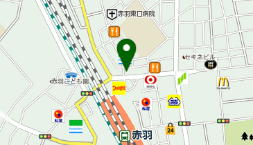 ねぎし 赤羽駅前店の地図画像