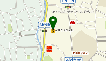 ありたどり専門店からあげドンドン イオンスタイル笹丘店の地図画像