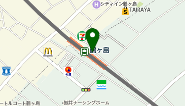 炭火串焼き 欲ばりさんの地図画像