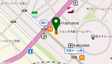 おたからや フォレオ大阪ドームシティ店の地図画像