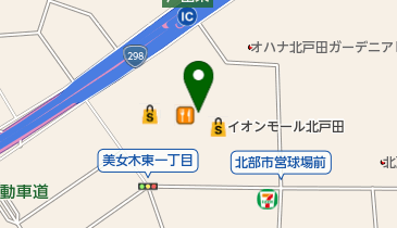 ヴィレッジヴァンガード イオン北戸田の地図画像