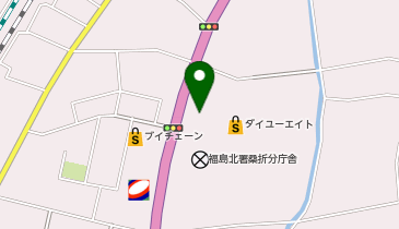 鰻の成瀬 福島桑折店の地図画像