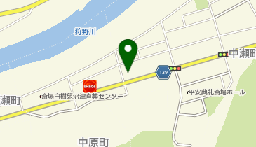 鰻の成瀬 沼津香貫店の地図画像