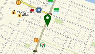 鰻の成瀬 沖縄泡瀬店の地図画像