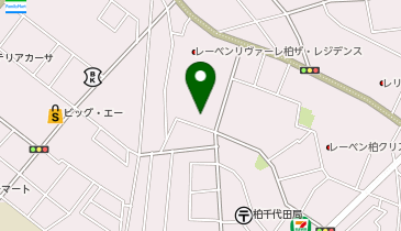 柏市上下水道局庁舎の地図画像