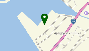 ウトロ鮭テラスの地図画像