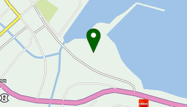 美国漁港海岸緑地広場の地図画像